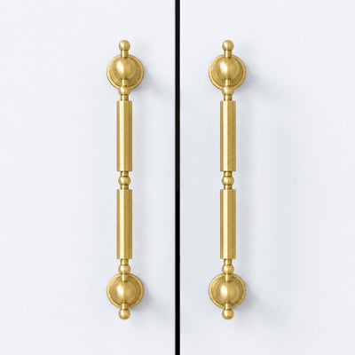 3 Inch Antique Brass Cup Pulls | LUXOR