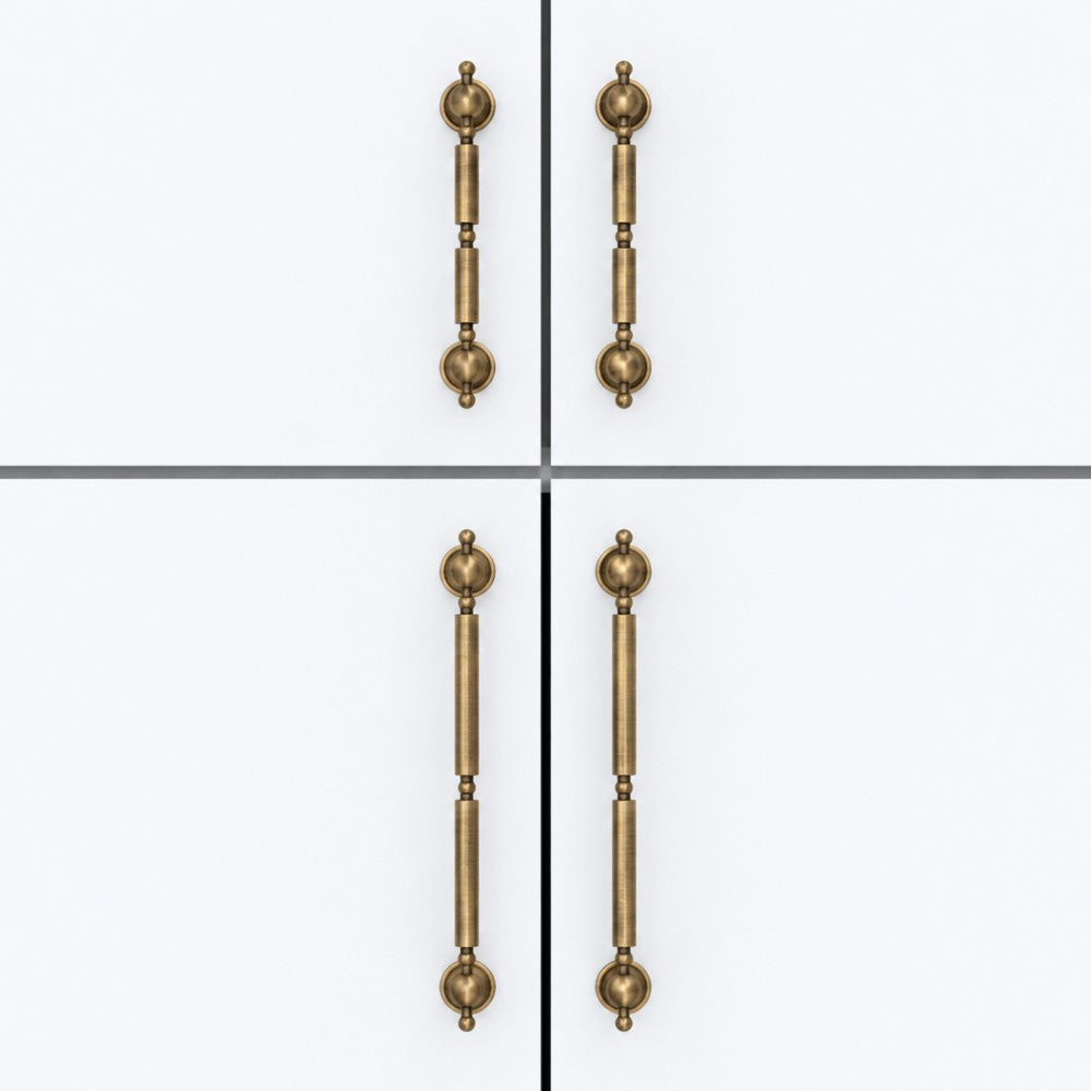 3 Inch Antique Brass Cup Pulls | LUXOR