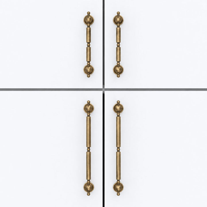 3 Inch Antique Brass Cup Pulls | LUXOR