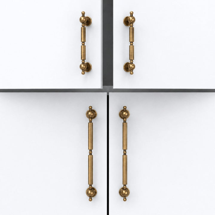 3 Inch Antique Brass Cup Pulls | LUXOR