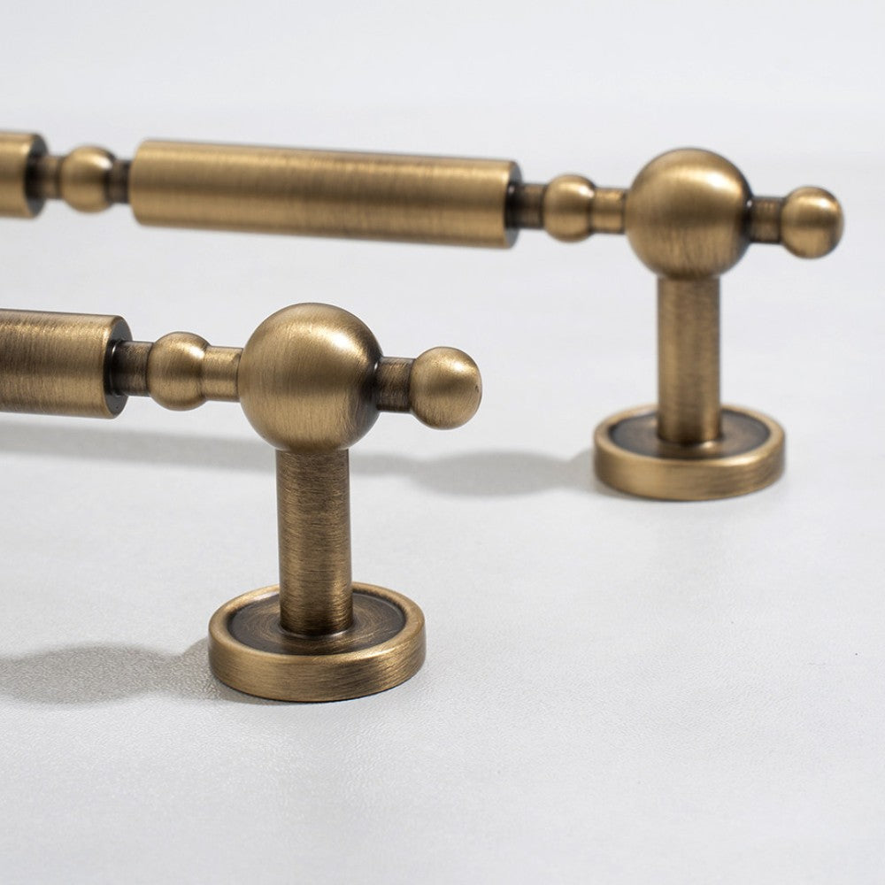 3 Inch Antique Brass Cup Pulls | LUXOR
