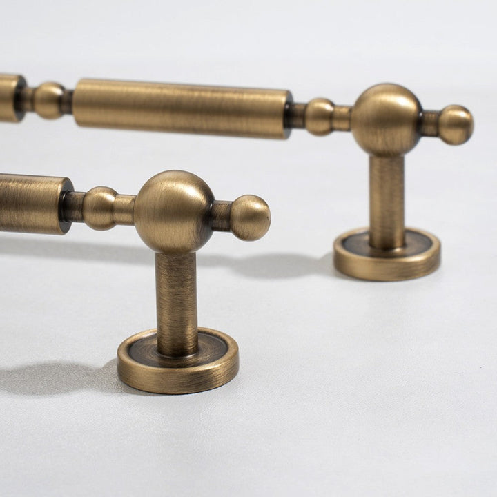 3 Inch Antique Brass Cup Pulls | LUXOR