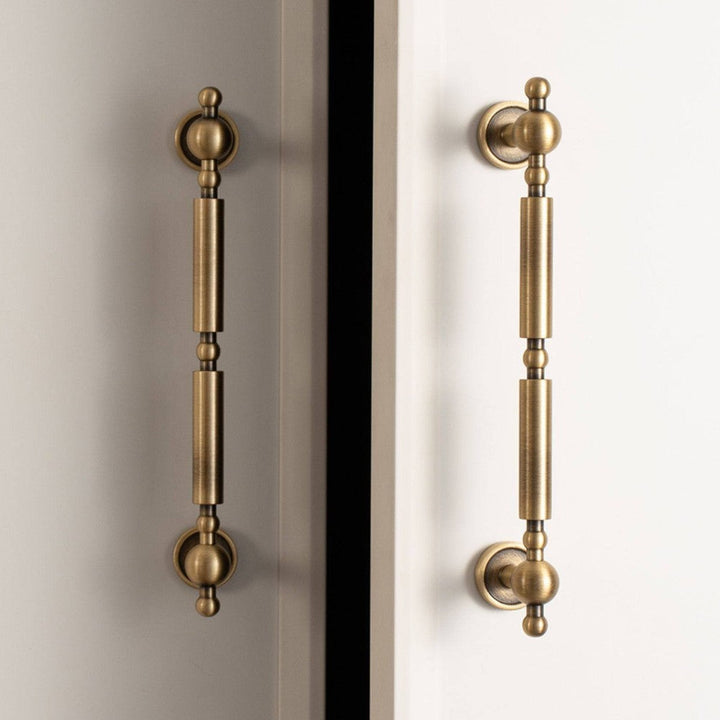 3 Inch Antique Brass Cup Pulls | LUXOR