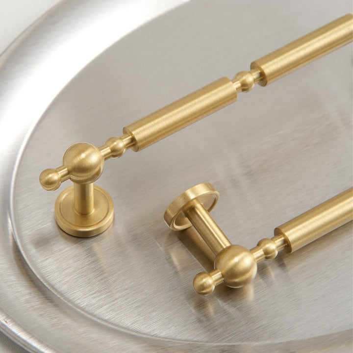 3 Inch Antique Brass Cup Pulls | LUXOR