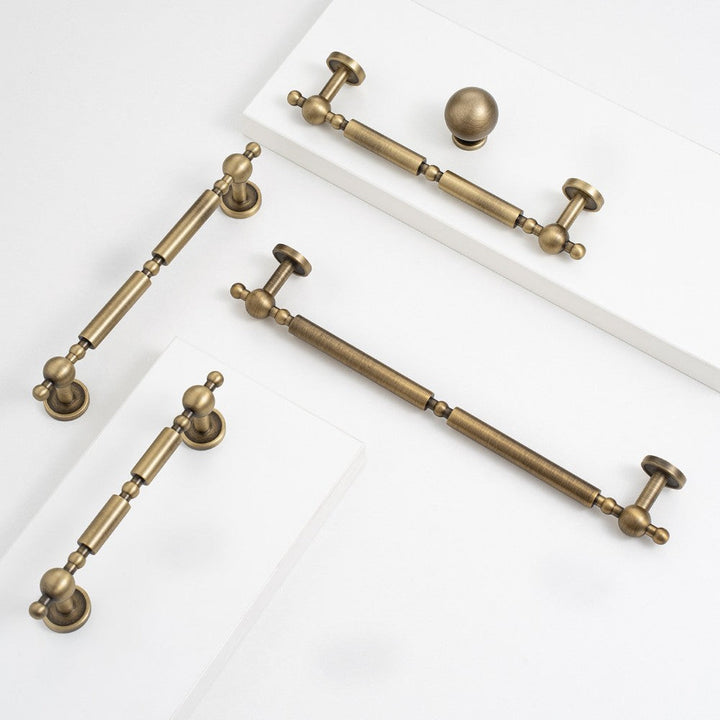 3 Inch Antique Brass Cup Pulls | LUXOR