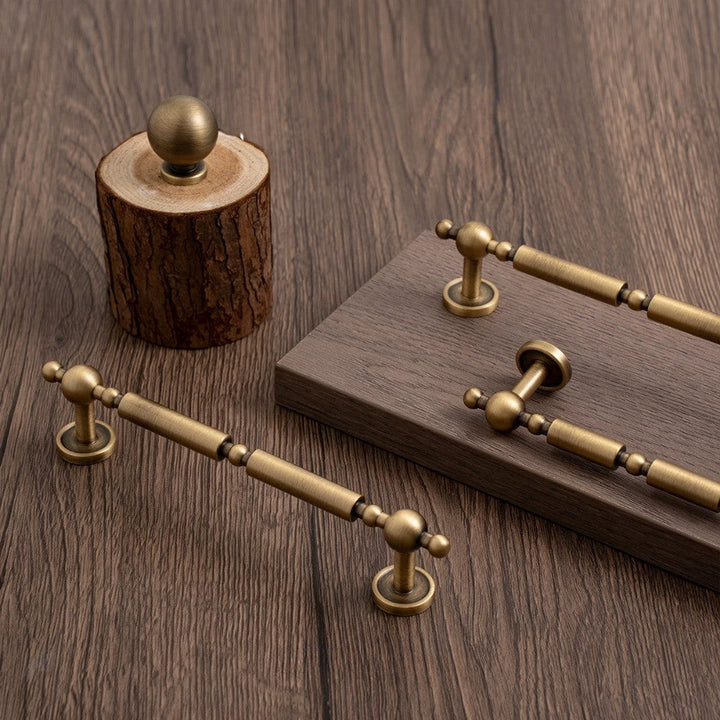 3 Inch Antique Brass Cup Pulls | LUXOR