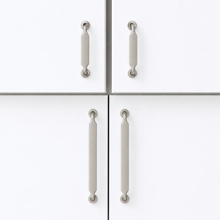 6.25 Inch Brushed Nickel Cabinet Pulls | NOVA