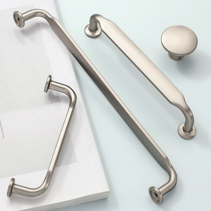 6.25 Inch Brushed Nickel Cabinet Pulls | NOVA