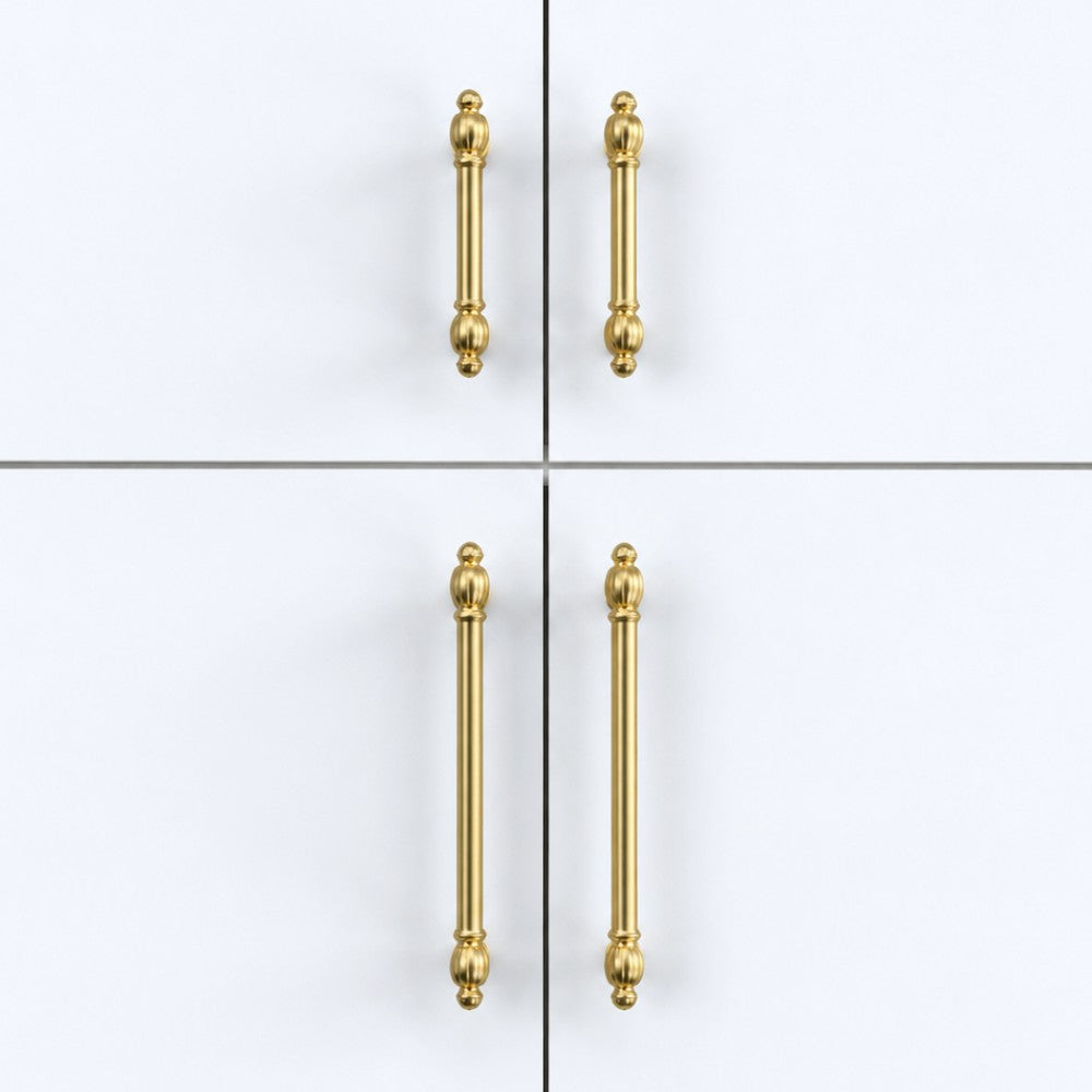 OMEGA Brushed Gold Cabinet Knobs for Kitchen