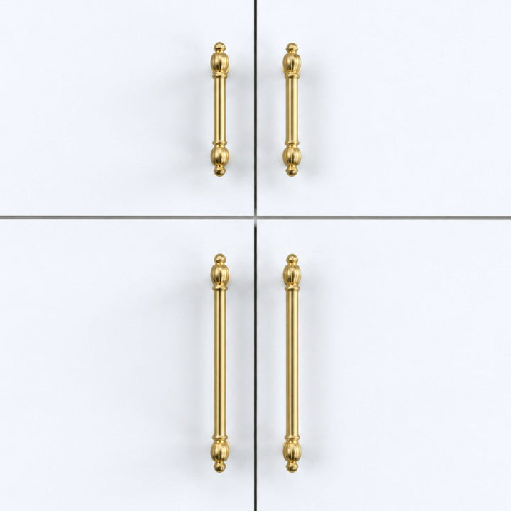 OMEGA Brushed Gold Cabinet Knobs for Kitchen