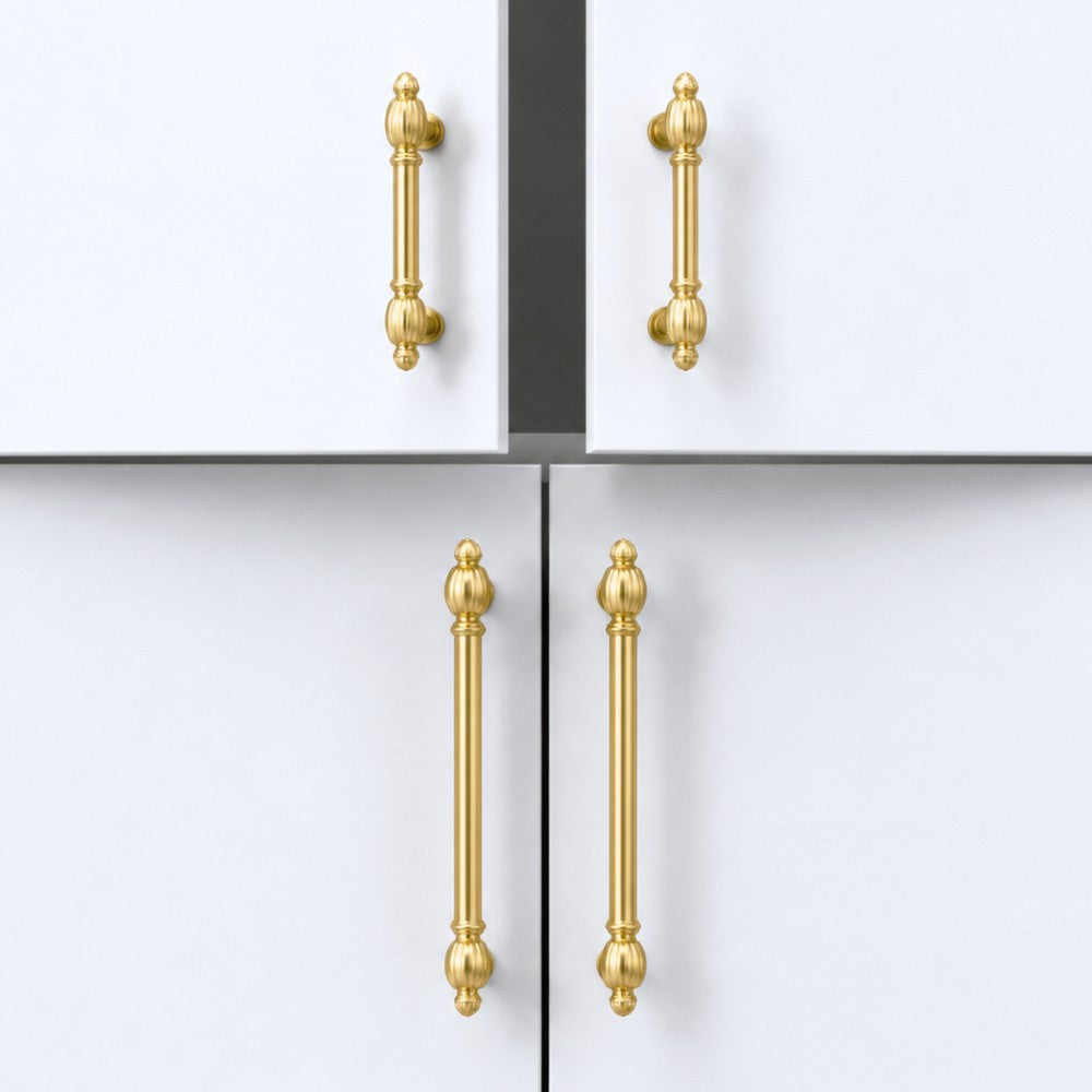 OMEGA Brushed Gold Cabinet Knobs for Kitchen