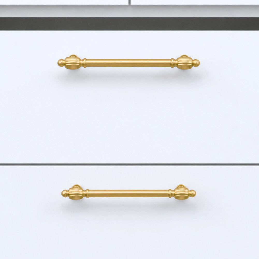 OMEGA Brushed Gold Cabinet Knobs for Kitchen