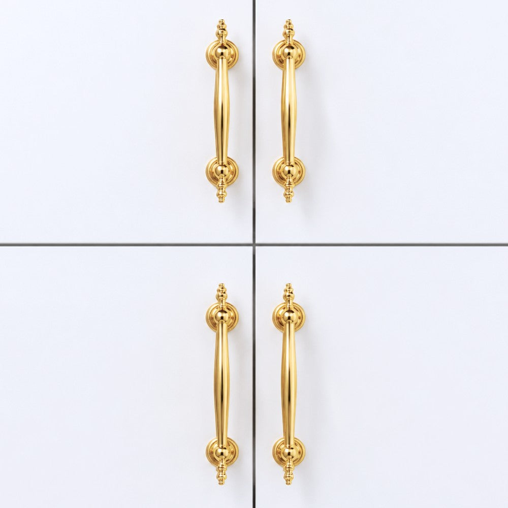 5 Inch Polished Gold Cabinet Pulls | ONYX