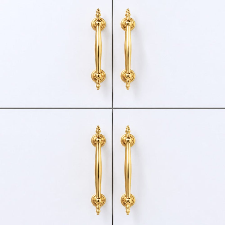 5 Inch Polished Gold Cabinet Pulls | ONYX
