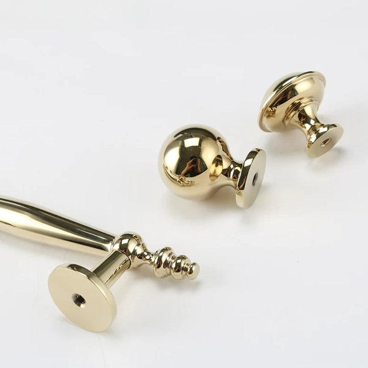 5 Inch Polished Gold Cabinet Pulls | ONYX