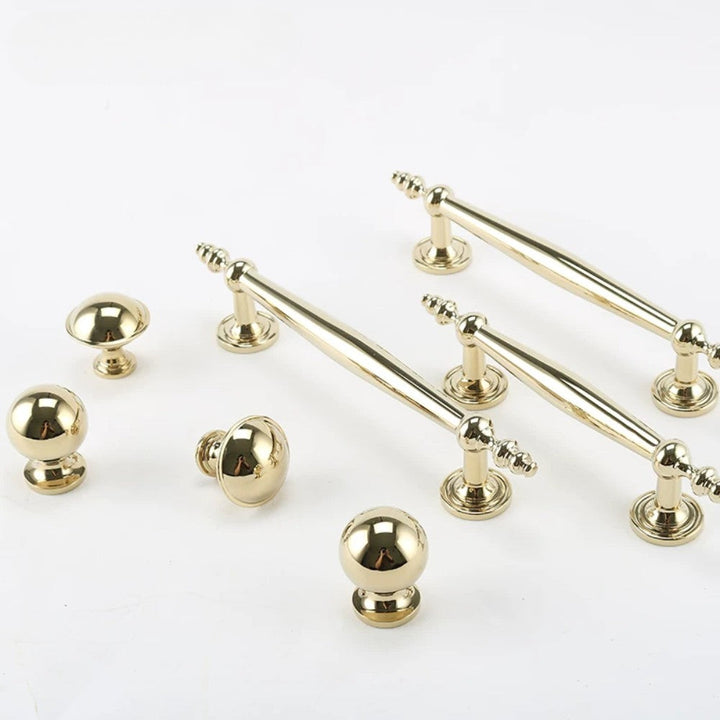 5 Inch Polished Gold Cabinet Pulls | ONYX