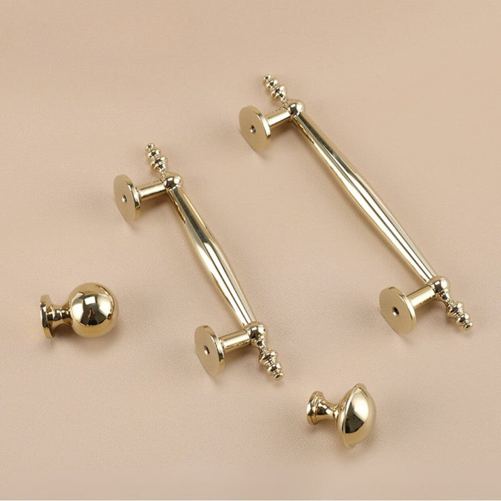 5 Inch Polished Gold Cabinet Pulls | ONYX