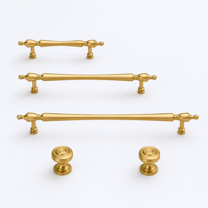 3 Inch Brushed Brass Cup Pulls | ORBIT