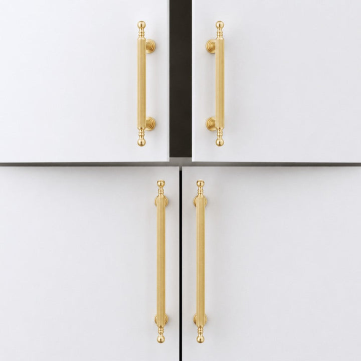 7.5 Inch Brushed Gold Cabinet Pulls | PANEL