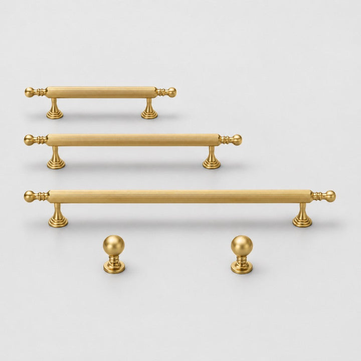7.5 Inch Brushed Gold Cabinet Pulls | PANEL