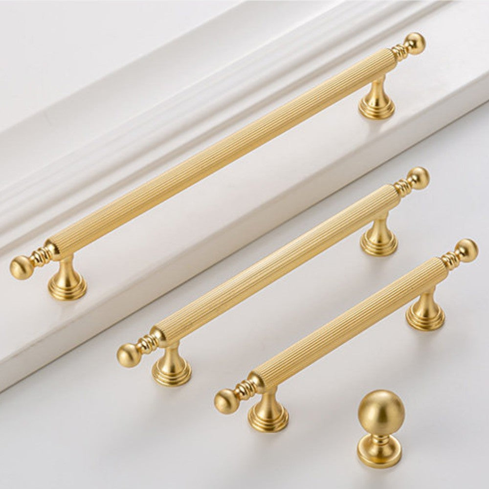 7.5 Inch Brushed Gold Cabinet Pulls | PANEL