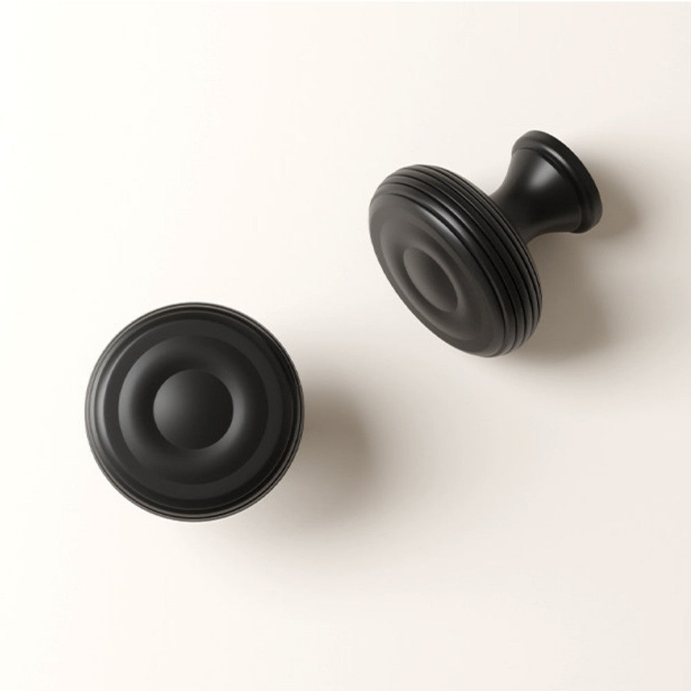 PLANE matte black 6.25 inch cabinet bar pull - white shaker kitchen island - ARCHANDLES