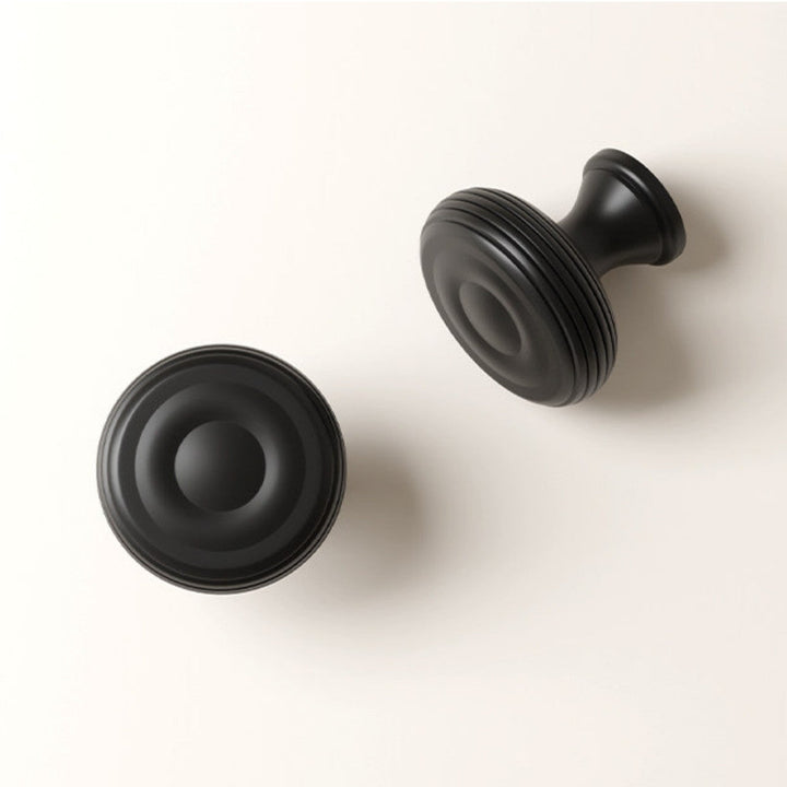 PLANE matte black 6.25 inch cabinet bar pull - white shaker kitchen island - ARCHANDLES