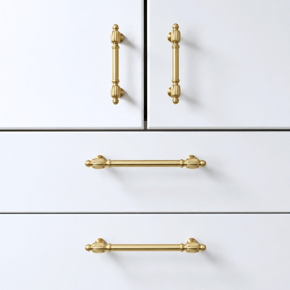 5 Inch Brushed Gold Cabinet Pulls | PROFILE