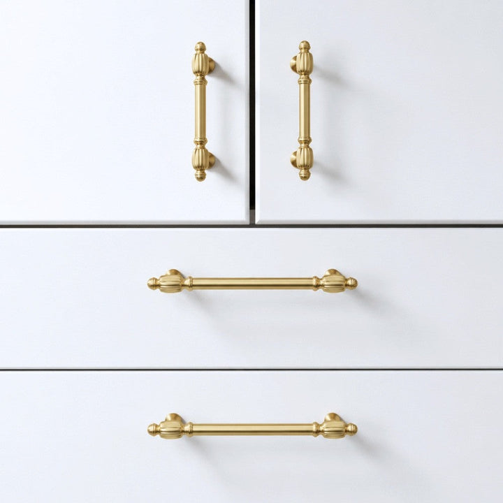 5 Inch Brushed Gold Cabinet Pulls | PROFILE
