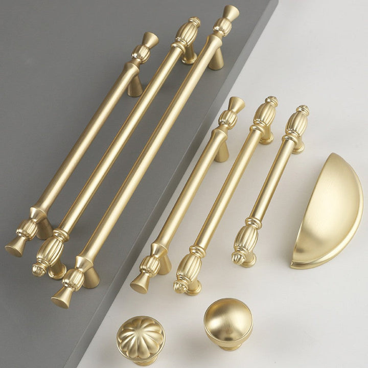 5 Inch Brushed Gold Cabinet Pulls | PROFILE