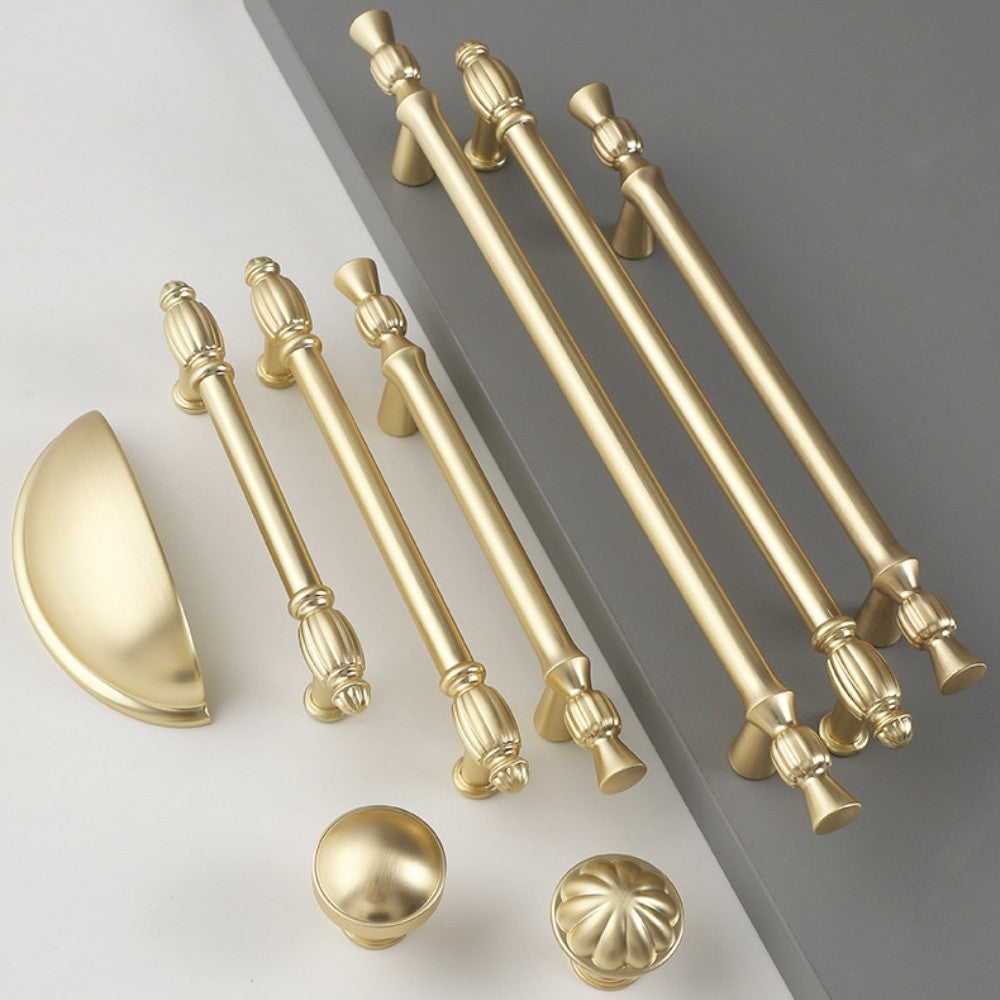 5 Inch Brushed Gold Cabinet Pulls | PROFILE