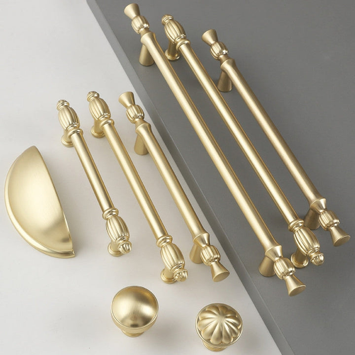 5 Inch Brushed Gold Cabinet Pulls | PROFILE