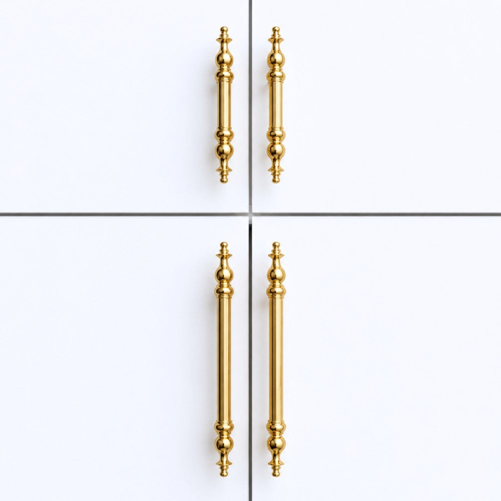 7.5 Inch Polished Gold Cabinet Pulls | QUARTZ