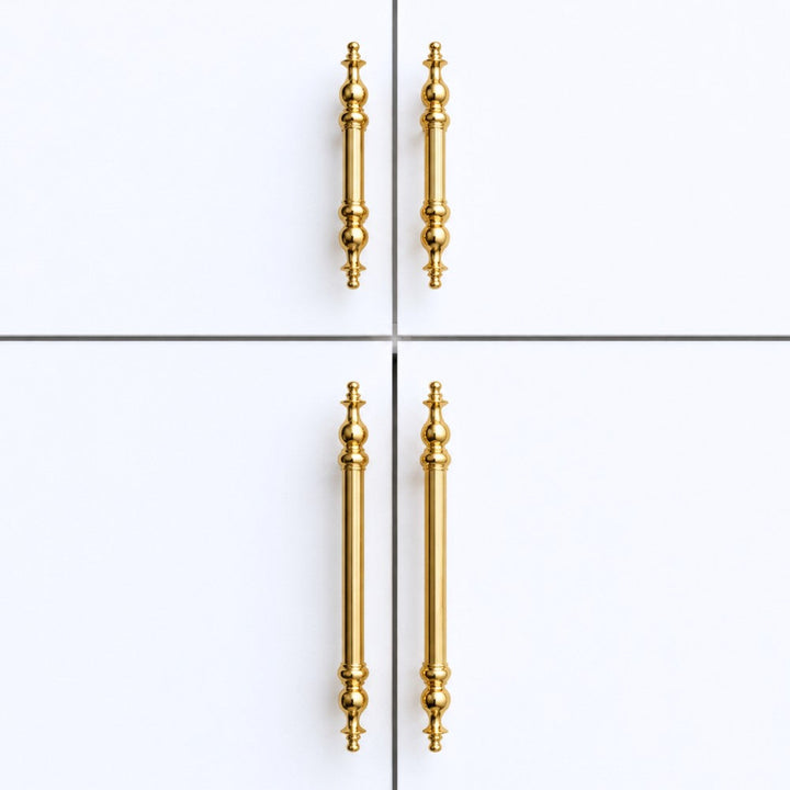 7.5 Inch Polished Gold Cabinet Pulls | QUARTZ