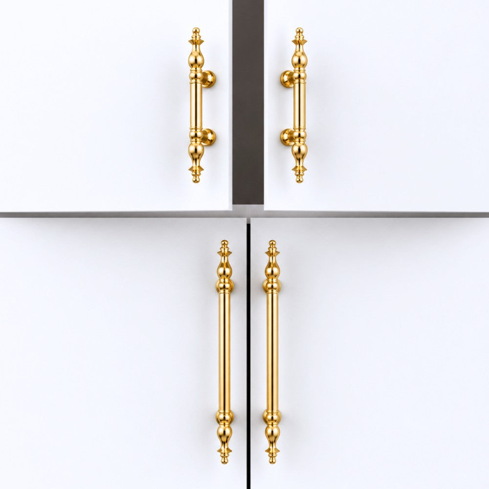 7.5 Inch Polished Gold Cabinet Pulls | QUARTZ