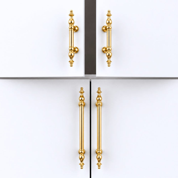 7.5 Inch Polished Gold Cabinet Pulls | QUARTZ