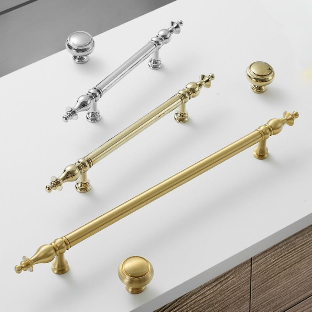 7.5 Inch Polished Gold Cabinet Pulls | QUARTZ