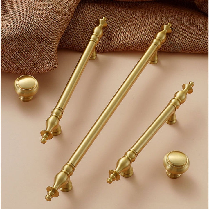 7.5 Inch Polished Gold Cabinet Pulls | QUARTZ