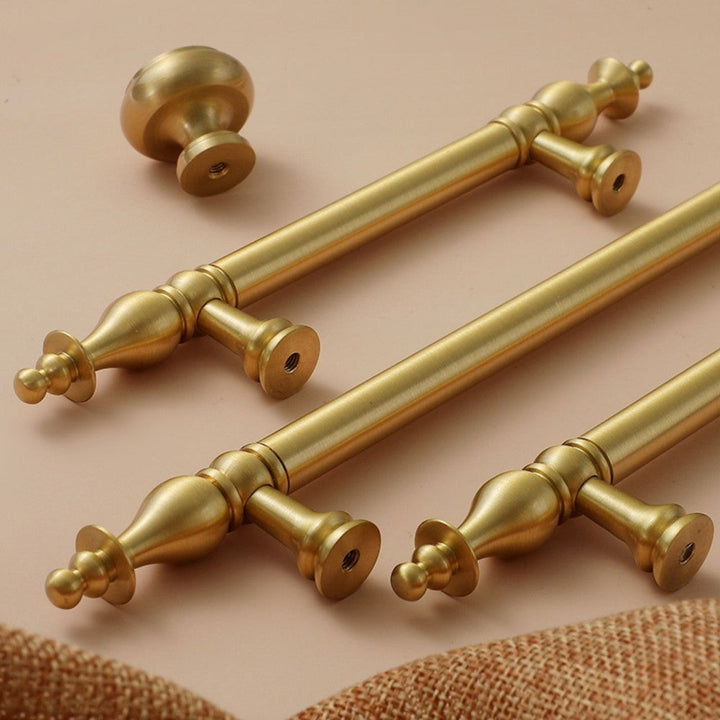 7.5 Inch Polished Gold Cabinet Pulls | QUARTZ