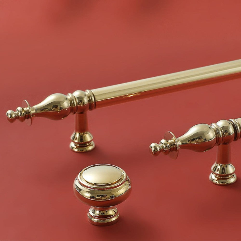 7.5 Inch Polished Gold Cabinet Pulls | QUARTZ