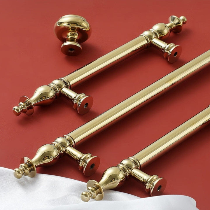 7.5 Inch Polished Gold Cabinet Pulls | QUARTZ