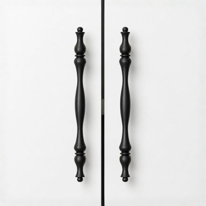 5 Inch Matte Black Cabinet Pulls | RADIANT