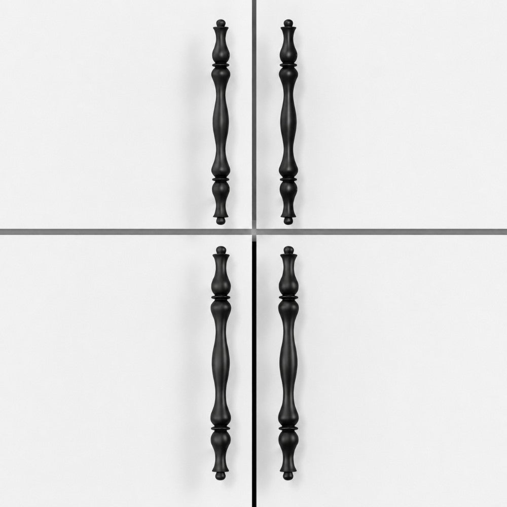 5 Inch Matte Black Cabinet Pulls | RADIANT