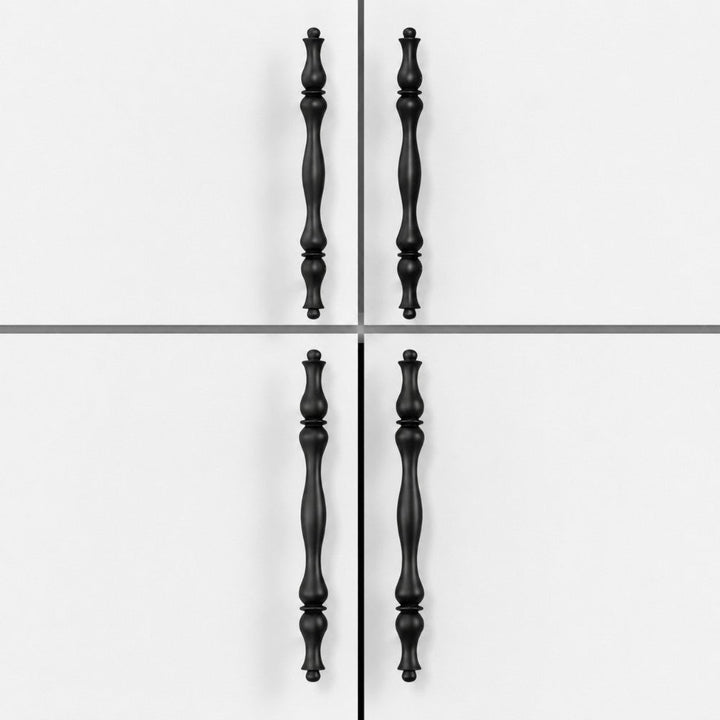 5 Inch Matte Black Cabinet Pulls | RADIANT