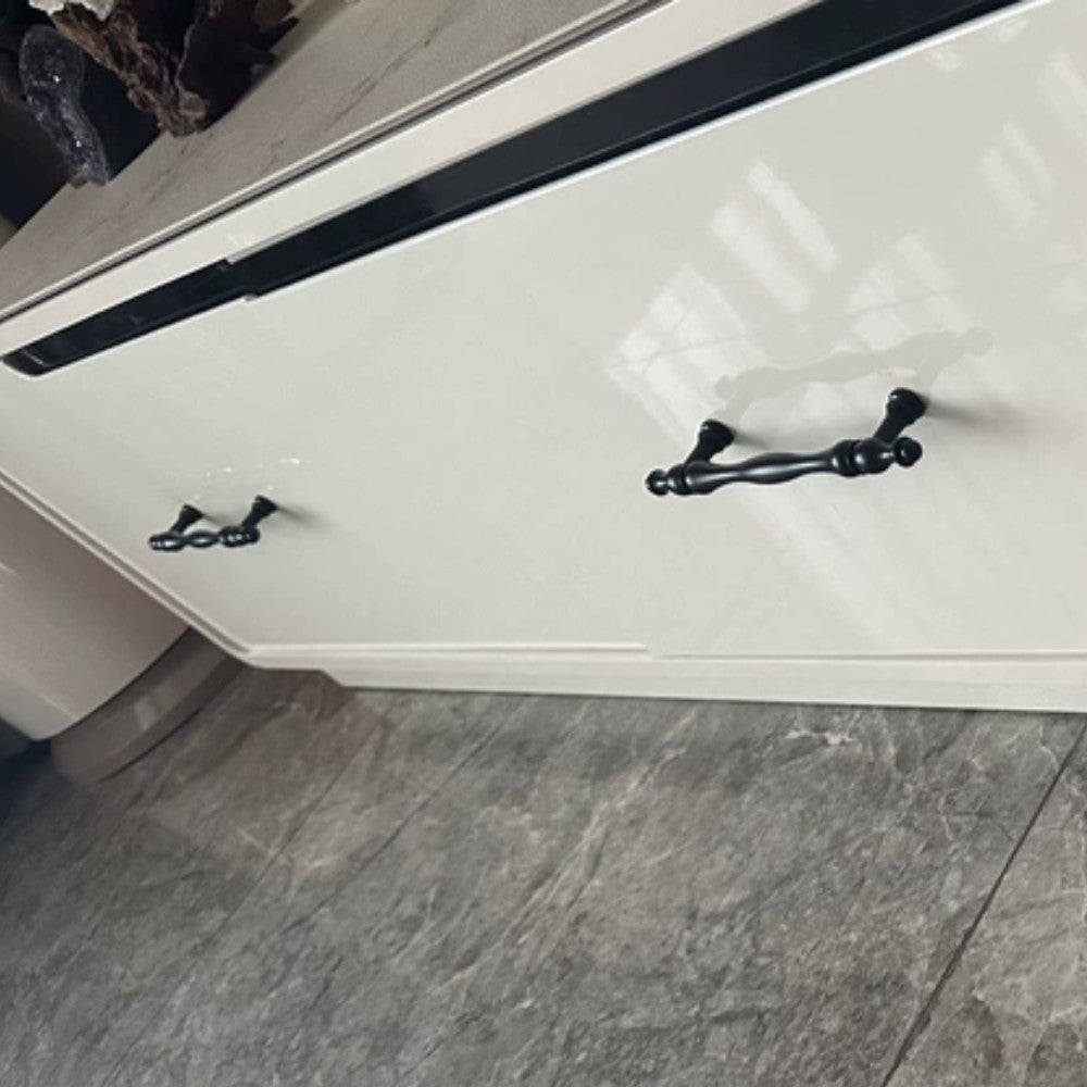 5 Inch Matte Black Cabinet Pulls | RADIANT