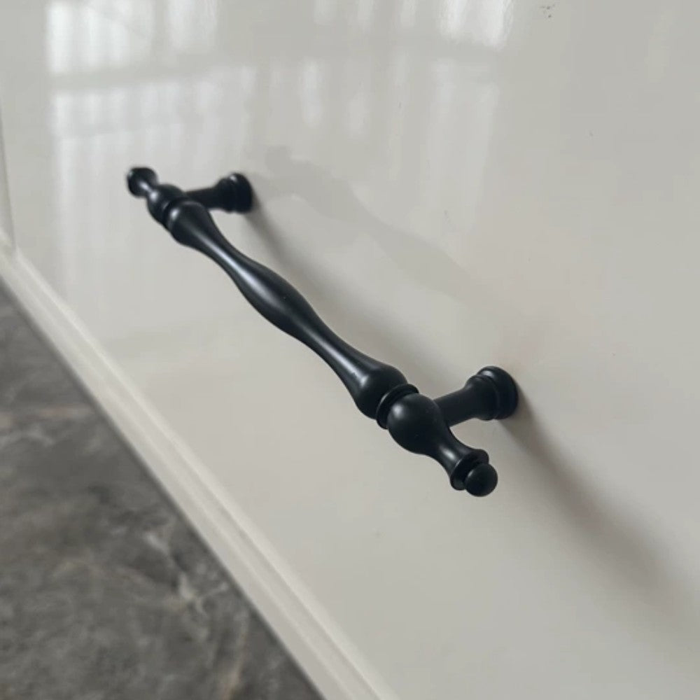 5 Inch Matte Black Cabinet Pulls | RADIANT