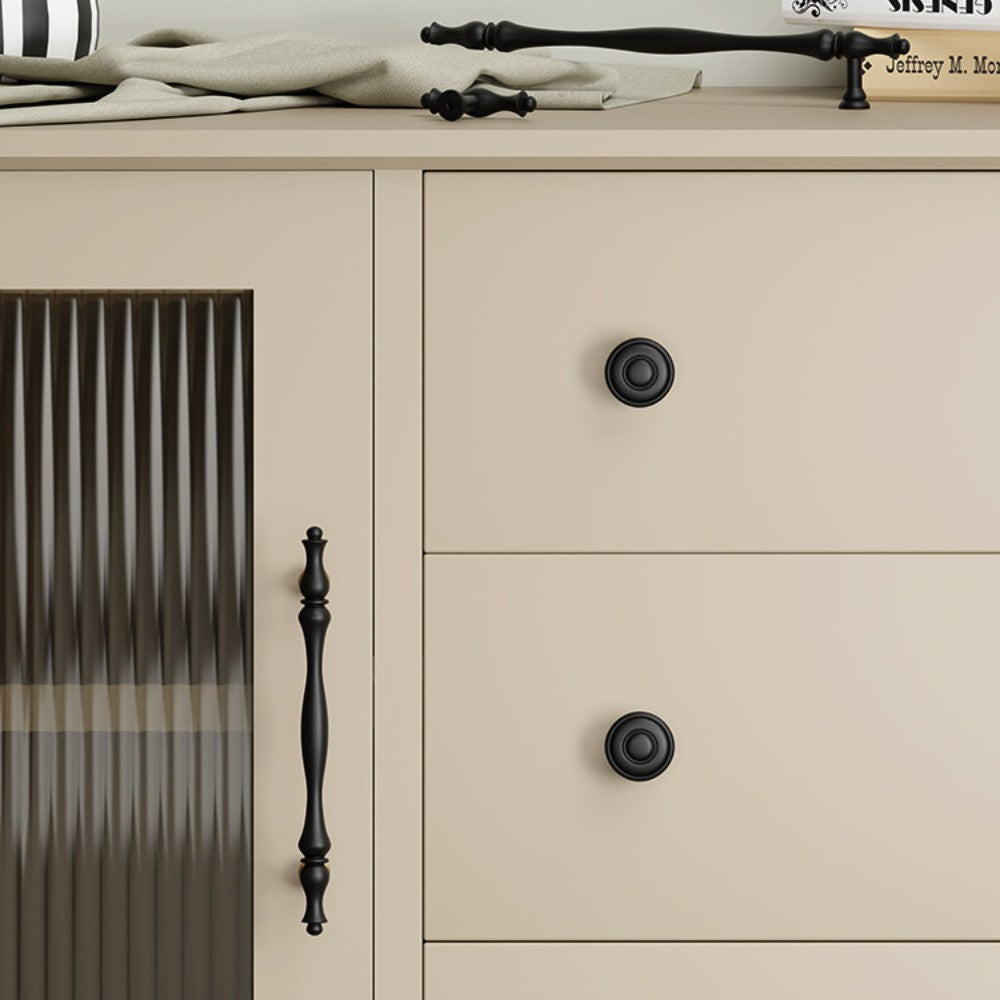 5 Inch Matte Black Cabinet Pulls | RADIANT