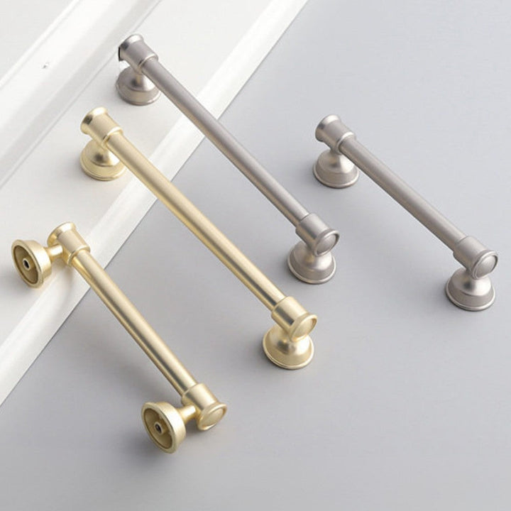 3.75 Inch Brushed Gold Cabinet Pulls | RAIL