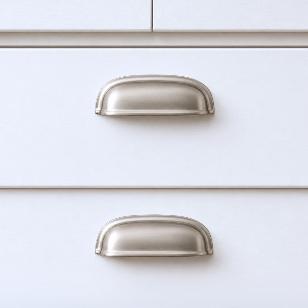 2.5 Inch Brushed Nickel Cup Pulls | REGAL