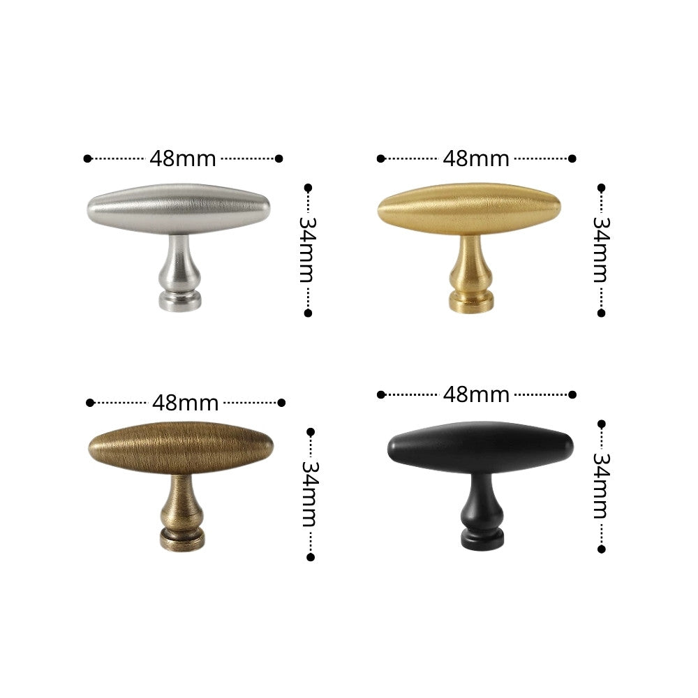 SIGMA Matte Black Cabinet Knobs for Kitchen